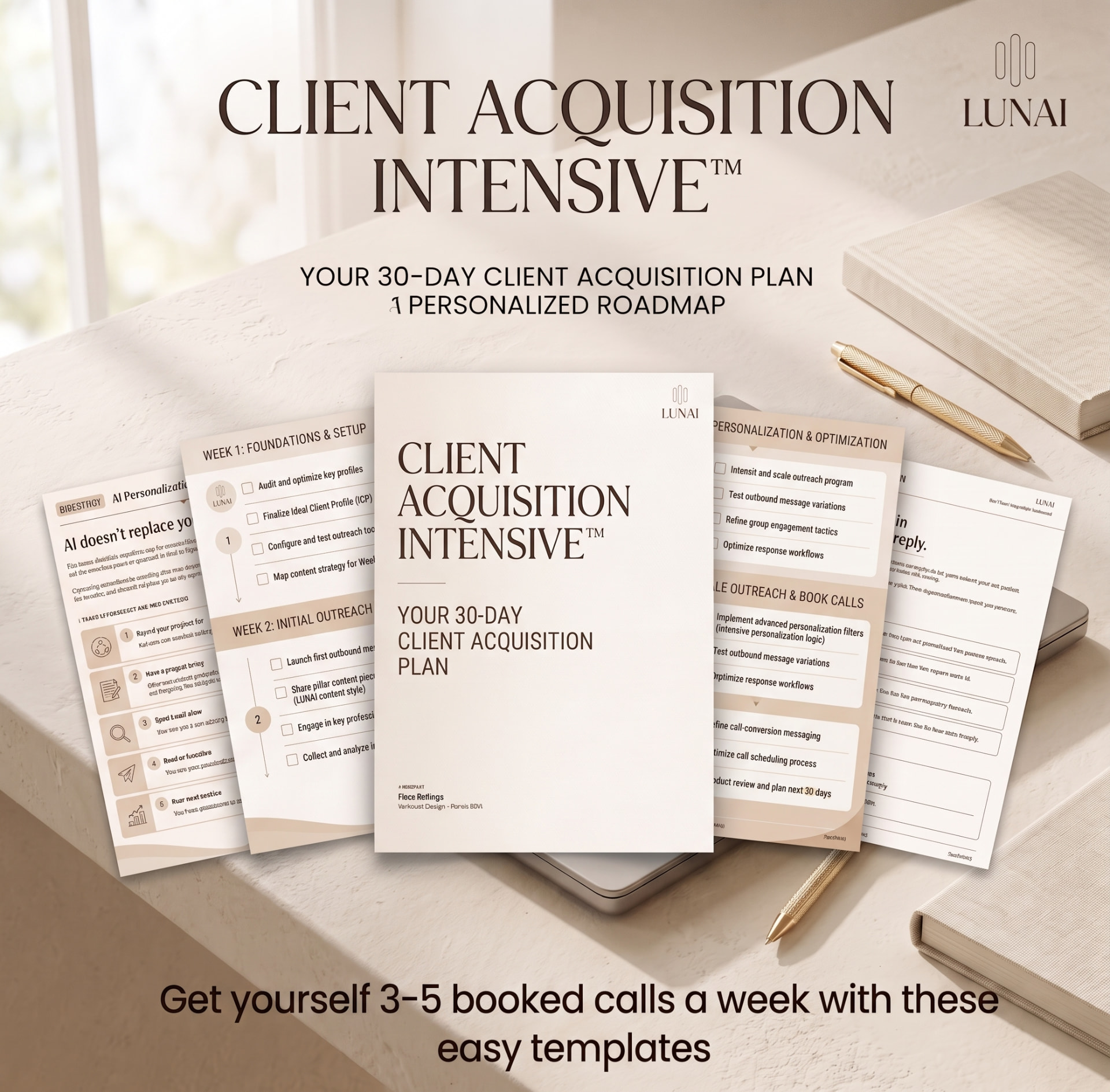 The 30-day client acquisition plan template